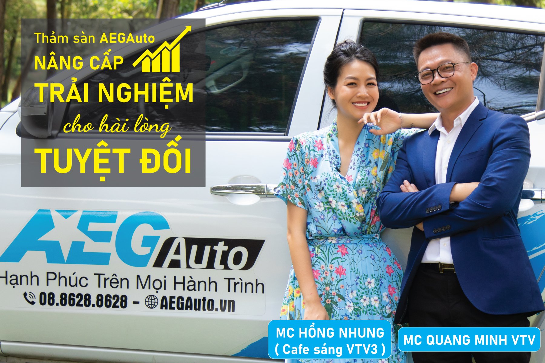 BTV Quang Minh VTV gây bất ngờ cho MC Hồng Nhung VTV bởi biện pháp chăm sóc ô tô chuyên nghiệp